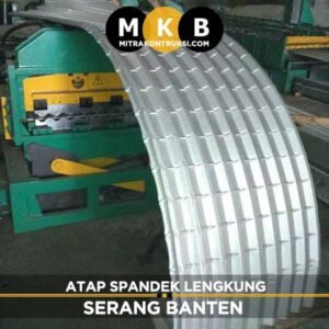 harga atap spandek lengkung Serang Banten