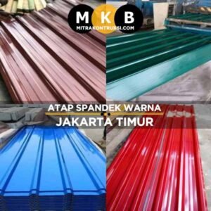 harga atap spandek warna Jakarta timur