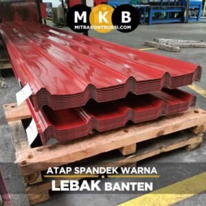 harga spandek warna Lebak Banten